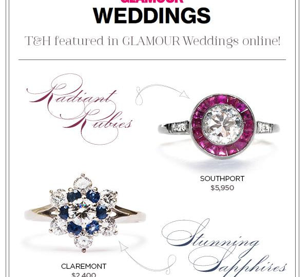 Southport & Claremont Vintage Engagement Rings Featured on Glamour.com!