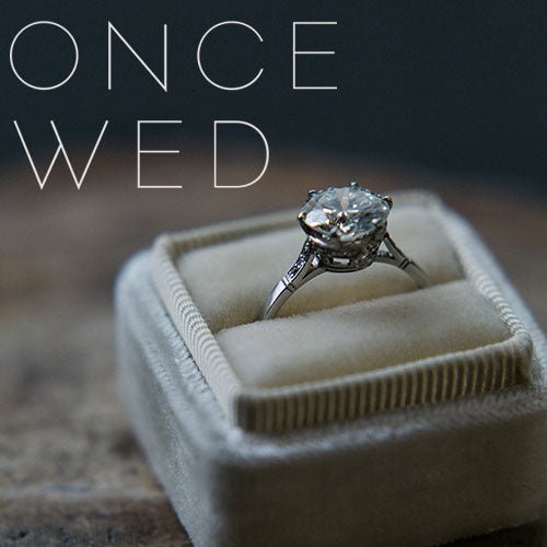 Once Wed: Shopping for a Vintage Engagement Ring