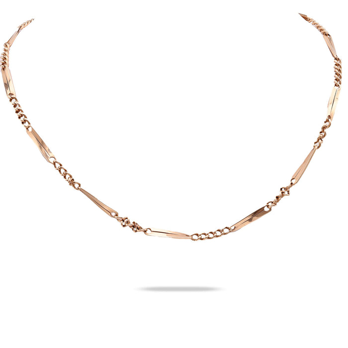 Victorian 14K Rose Gold Chain Necklace