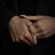 Vintage 14k yellow gold classic wedding band