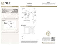 GIA 2.00 Carat Fancy Color Diamond Platinum Three Stone Ring