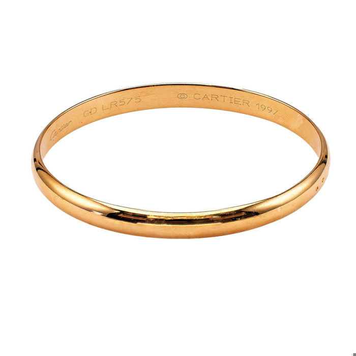 Vintage Cartier 18k Rose Gold Bangle