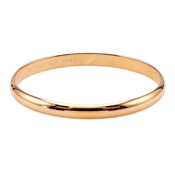 Vintage Cartier 18k Rose Gold Bangle