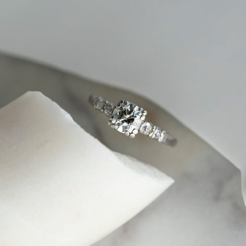 Late Art Deco Old European Cut Diamond Engagement Ring | Rotherham