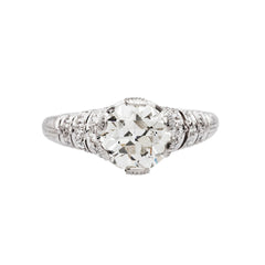 Edwardian Inspired Vintage Diamond Engagement Ring