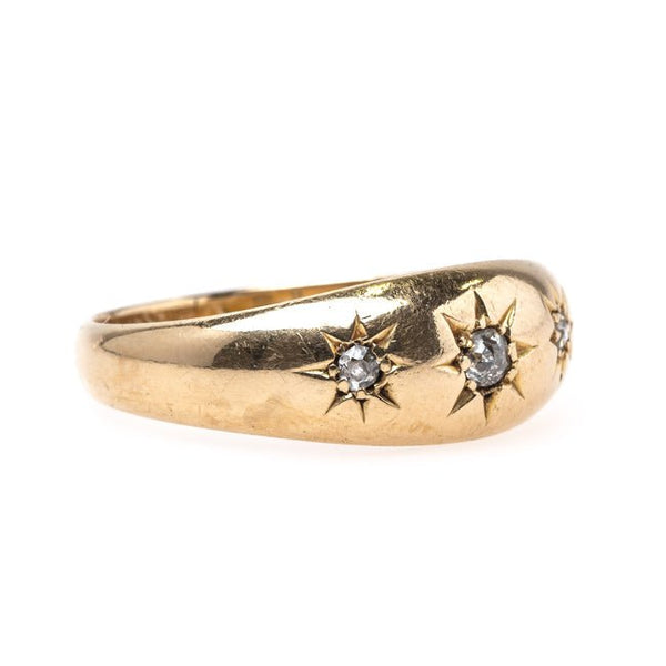 Classic Victorian Era Diamond Ring with Starburst Design | Bedfordshire from Trumpet & Horn