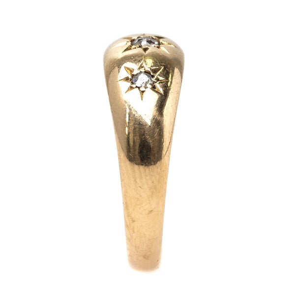 Classic Victorian Era Diamond Ring with Starburst Design | Bedfordshire from Trumpet & Horn