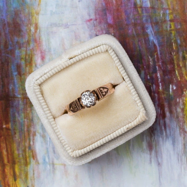 Antique Solitaire Engagement Ring | Braddock from Trumpet & Horn