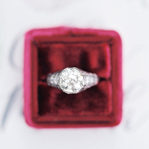 Stunning Edwardian Era Engagement Ring | Photo by Brianna Wilbur