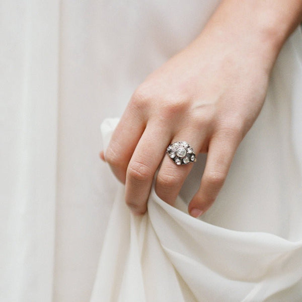 Impeccable Bombe Style Victorian Cluster Ring | Broken Arrow | Photo by Kyle John