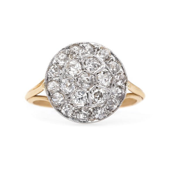 Fabulous Old Mine Cut Diamond Cluster Ring | Brush Hollow from Trumpet & Horn