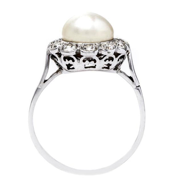Wonderfully Feminine Pearl and Diamond Ring | Calabasas from Trumpet & Horn