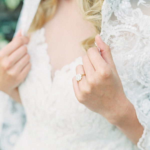 Incredibly Romantic Edwardian Era Engagement Ring | Photo by Carmen Santorelli