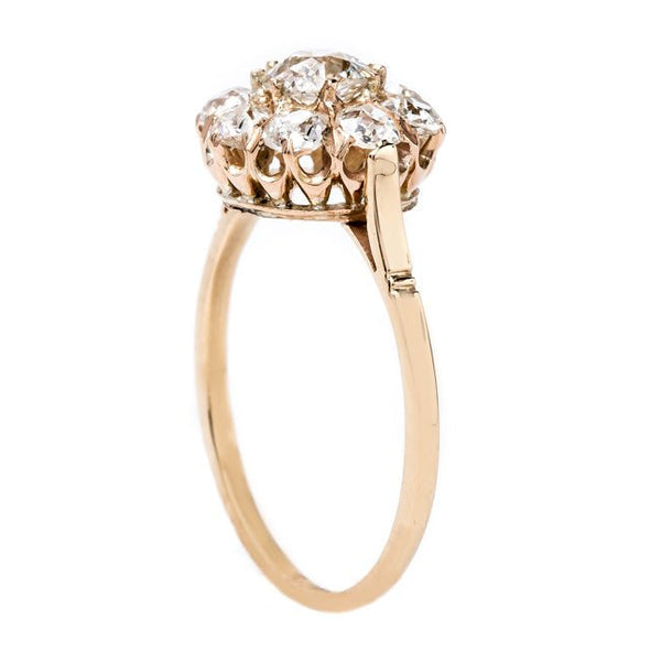 Classic Victorian Rose Gold Cluster Ring | Desert Rose from Trumpet & Horn