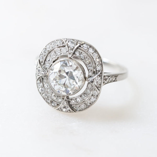 Handcrafted Edwardian Engagement Ring with Impeccable Detail | Ballinger from Trumpet & Horn