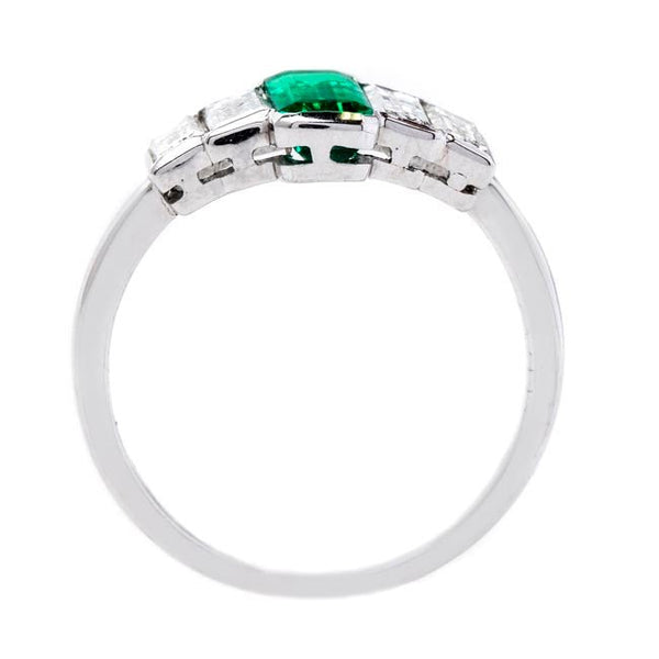 Exemplary Emerald Art Deco Ring | Evergreen from Trumpet & Horn