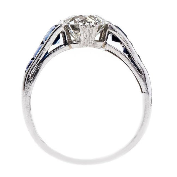 Enchanting Victorian Era Engagement Ring with Floral Hand Graving | Fort Collins from Trumpet & Horn