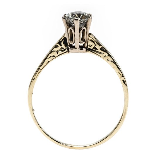Wonderfully Traditional Victorian Era Solitaire Engagement Ring | Henderson from Trumpet & Horn