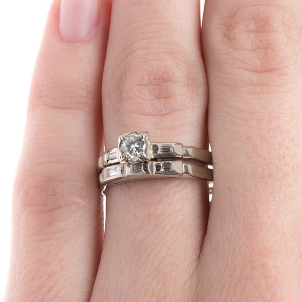 Vintage Engagement Ring and Wedding Band | Kitty Hawk from Trumpet & Horn