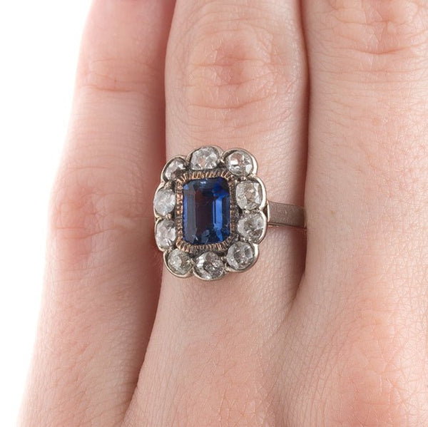 Sapphire Engagement Ring with Russian Hallmarks | Lake Baikal from Trumpet & Horn