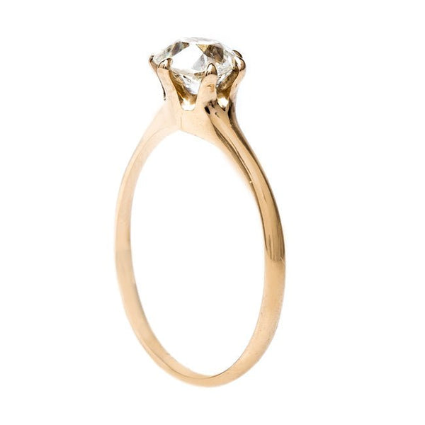 Exemplary Victorian Antique Solitaire | Los Olivos from Trumpet & Horn