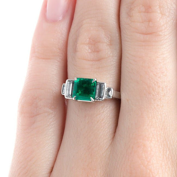 Majestic Columbian Emerald Engagement Ring | McKinney from Trumpet & Horn