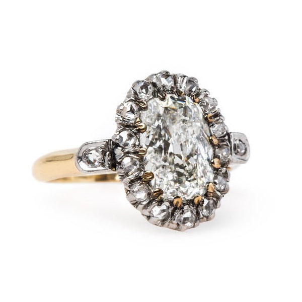 Victorian Cluster Ring with French Hallmarks | Mornington from Trumpet & Horn