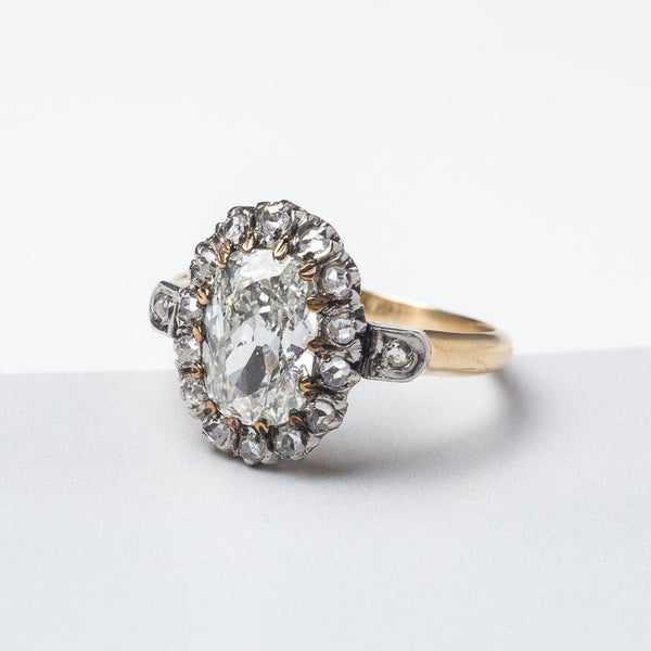 Victorian Cluster Ring with French Hallmarks | Mornington from Trumpet & Horn