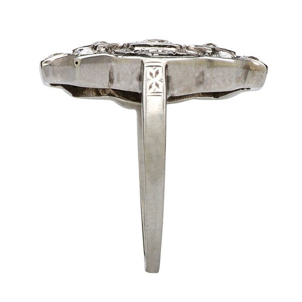 Vintage Edwardian Unique Diamond Engagement Ring | Oak Bluffs from Trumpet & Horn
