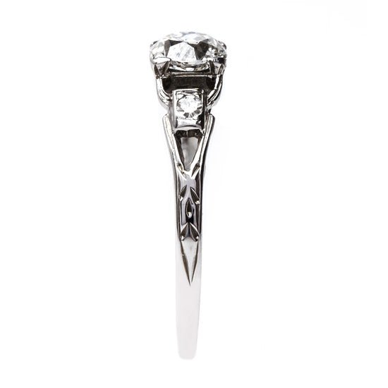 Late Art Deco Affordable Engagement Ring | Park Slope from Trumpet & Horn