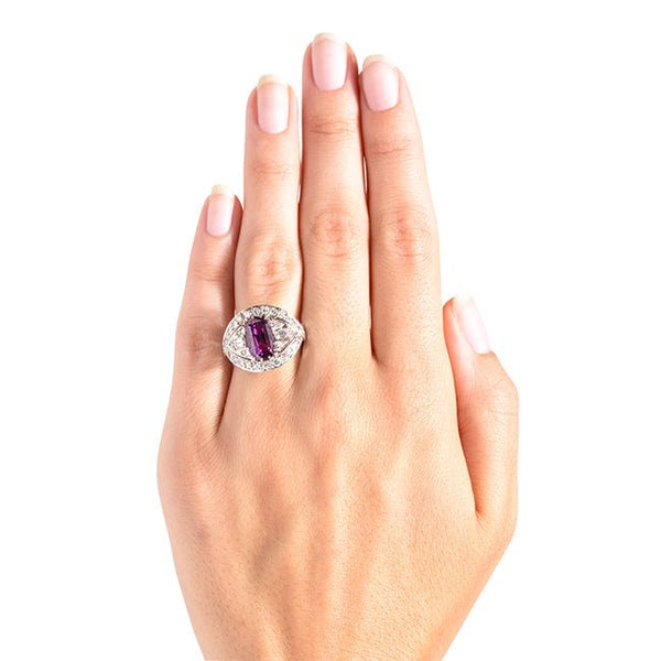 Modern Ruby Wedding Cocktail Ring | Pike Road from Trumpet & Horn
