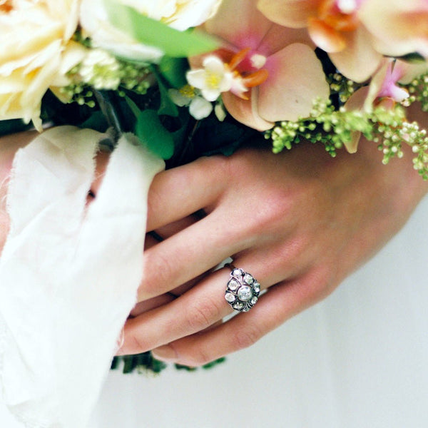 Impeccable Bombe Style Victorian Cluster Ring | Photo by Sarah Carpenter