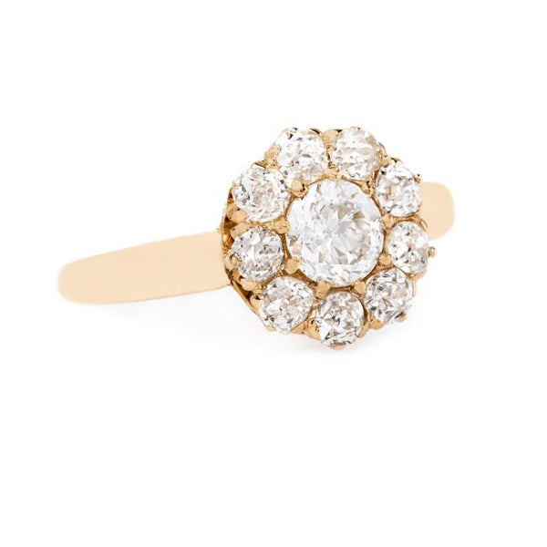 Glittering Victorian Diamond Cluster Ring | Sebastopol from Trumpet & Horn