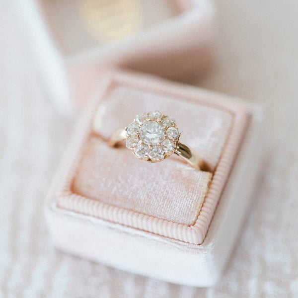 Glittering Victorian Diamond Cluster Ring | Photo by Arielle Peters
