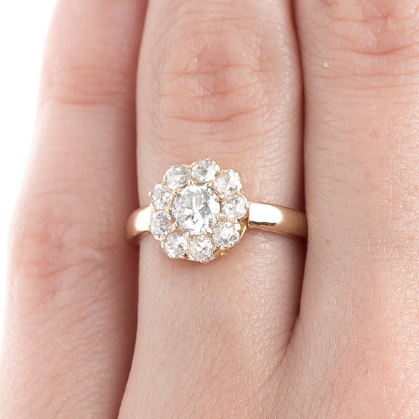 Glittering Victorian Diamond Cluster Ring | Sebastopol from Trumpet & Horn