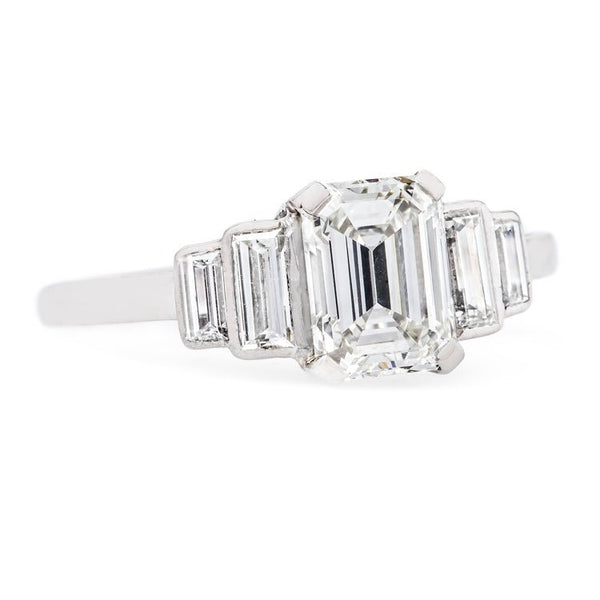 Exceptional Emerald Cut Engagement Ring | Silver Cove from Trumpet & Horn