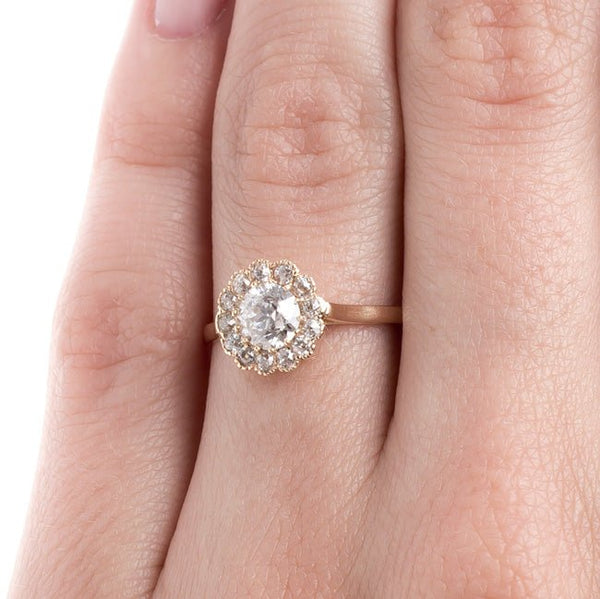 Rose Gold Edwardian Diamond Ring | Sunset Hill from Trumpet & Horn