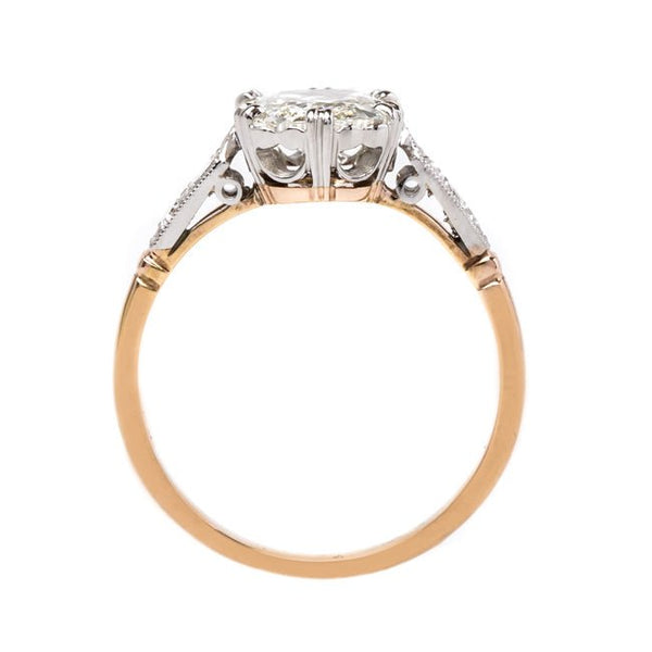 Beautifully Handcrafted Engagement Ring with Cushion Cut Diamond | Union Square from Trumpet & Horn