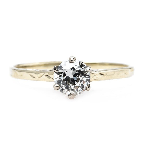 Wonderfully Traditional Victorian Era Solitaire Engagement Ring | Henderson from Trumpet & Horn
