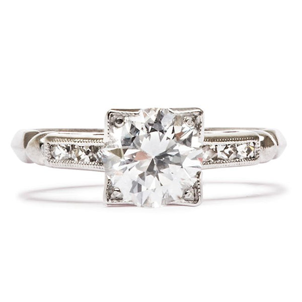 Art Deco Engagement Ring | Woodbury from Trumpet & Horn