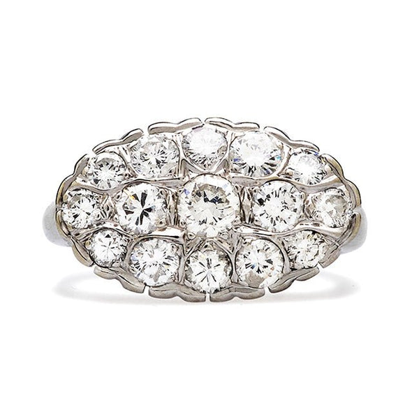 blackstone diamond cluster ring