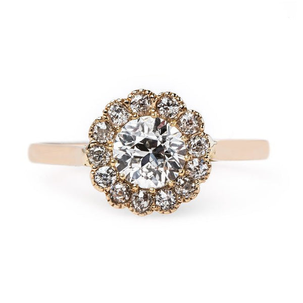 Rose Gold Edwardian Diamond Ring | Sunset Hill from Trumpet & Horn