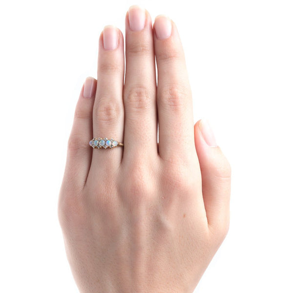 Delicate Yet Fabulous Victorian Era Opal Engagement Ring | Wayland from Trumpet & Horn