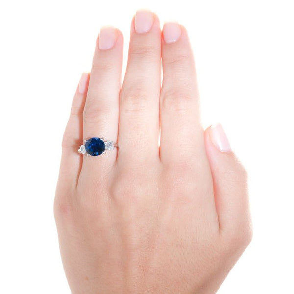 Vintage Sapphire and Diamond Ring | Wedgefield from Trumpet & Horn