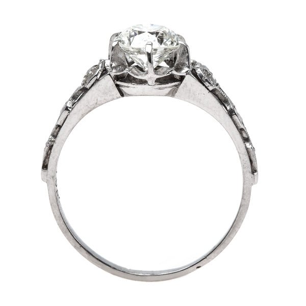 Westbrook vintage diamond engagement ring from Trumpet & Horn
