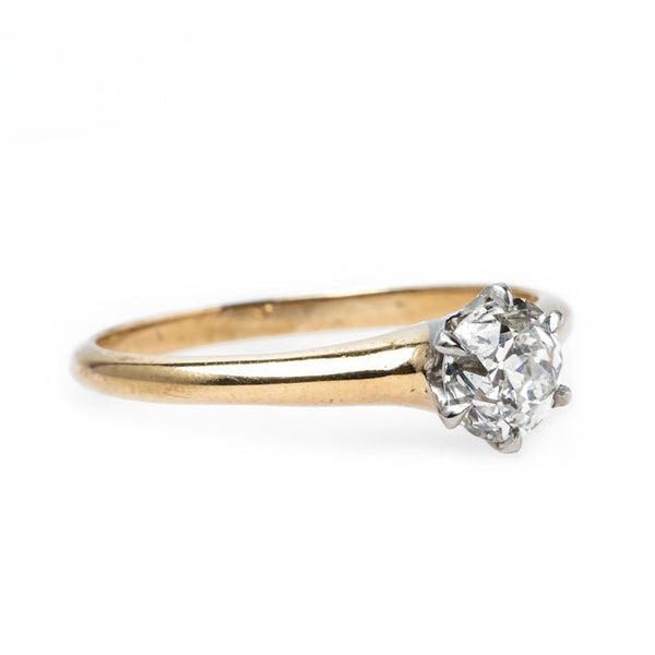 Classic Victorian Era Solitaire Engagement Ring | Williston from Trumpet & Horn