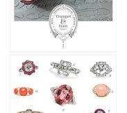 T&H Vintage Engagement Rings featured on Wedding Chicks!