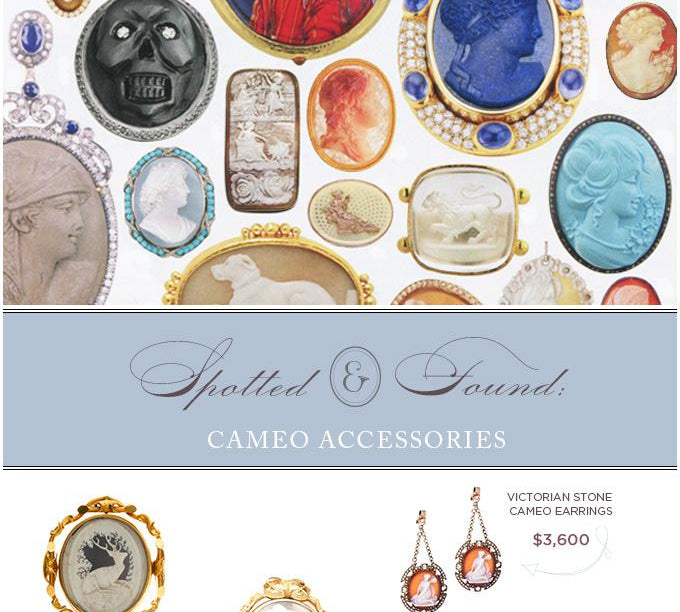 Spotted & Found: Antique Cameo Jewelry