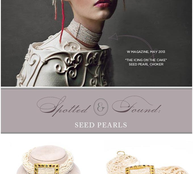 Spotted & Found: Seed Pearl Necklace