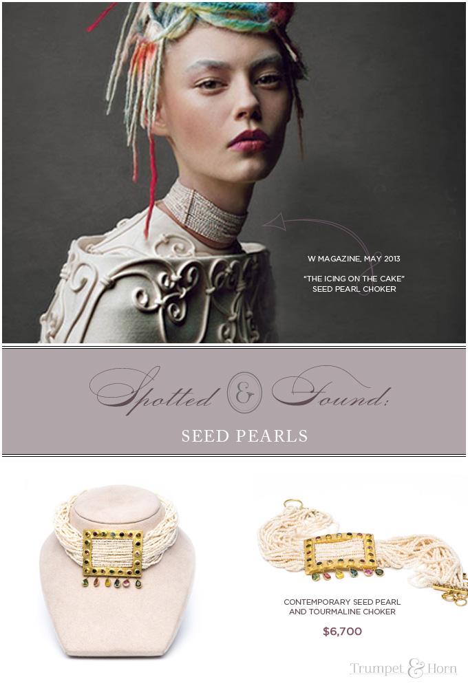 Spotted & Found: Seed Pearl Necklace
